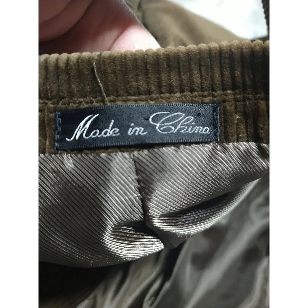 Calvin America Corduroy Blazer Men 50R Brown Vintage 90s Classic 2 Button Sporty